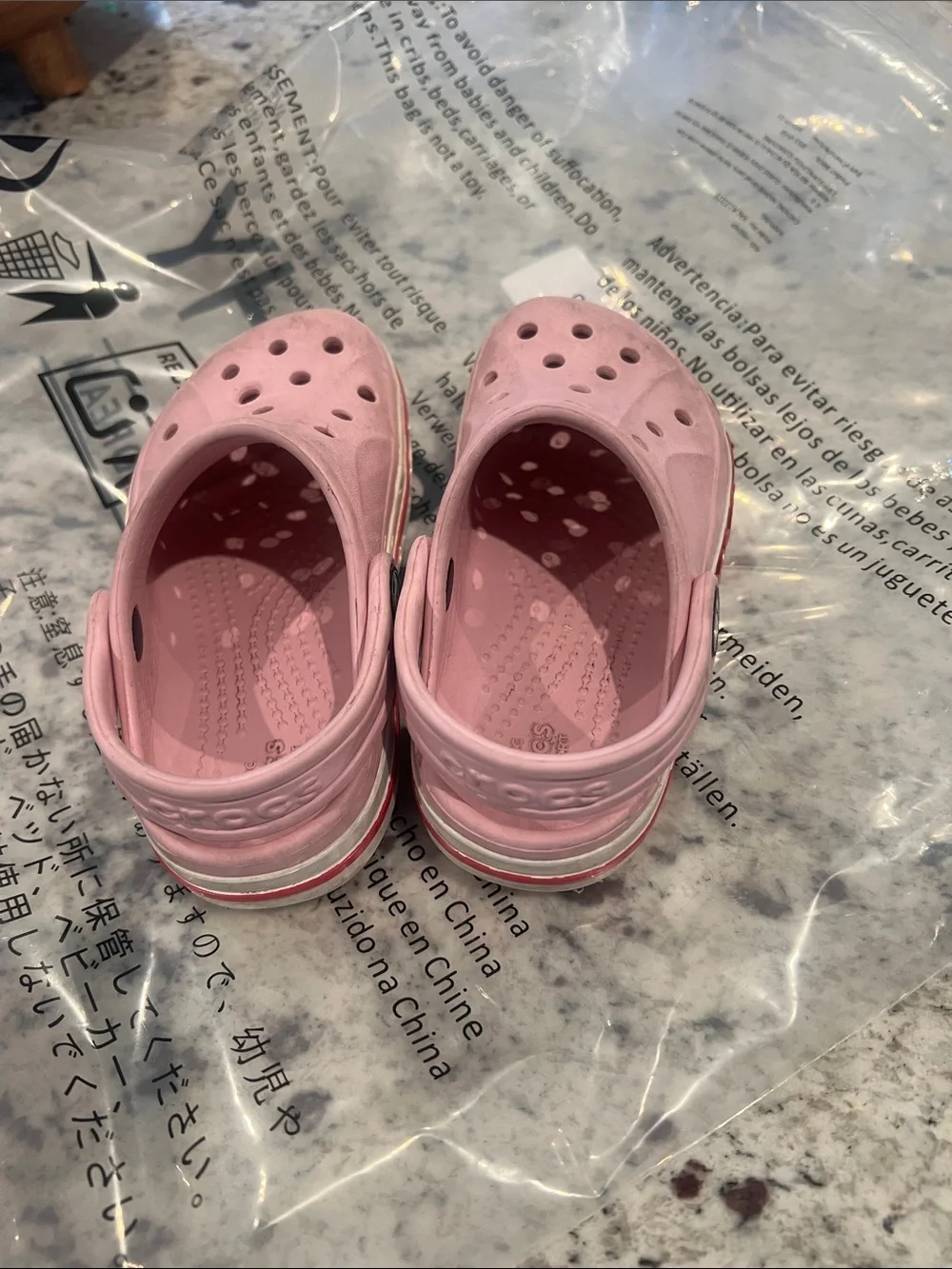 CROCS Kids' Slip-On Clog in Light Pink